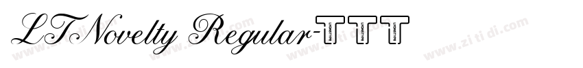 LTNovelty Regular字体转换